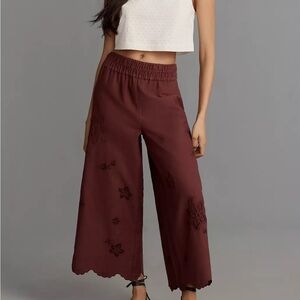 Anthropologie | Eyelet Somerset Pant